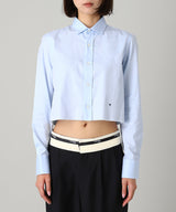 Cropped Shirt (Solid)-HOMME girls-Forget-me-nots Online Store
