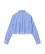 Striped Shirt(Cropped)-HOMME girls-Forget-me-nots Online Store