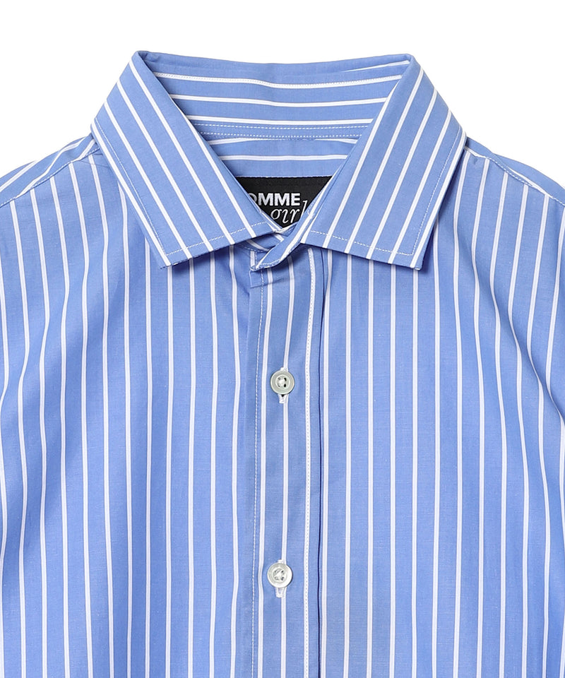 Striped Shirt(Cropped)-HOMME girls-Forget-me-nots Online Store