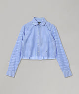 Striped Shirt(Cropped)-HOMME girls-Forget-me-nots Online Store