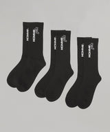 Hg Socks (Pack Of 3)-HOMME girls-Forget-me-nots Online Store
