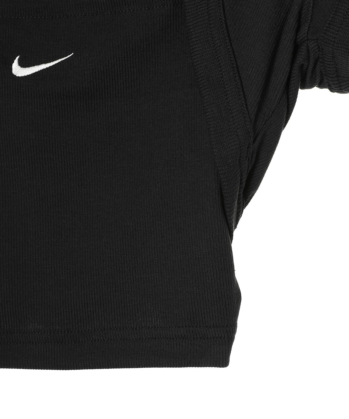Nike Wmns Nsw Chll Knit Mrib 2N1 S/S Top ｜ナイキ(NIKE)｜Forget-me