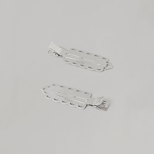 Lace Trim Clips- 2 Piece Set｜へイップ(heyep)｜Forget-me-nots