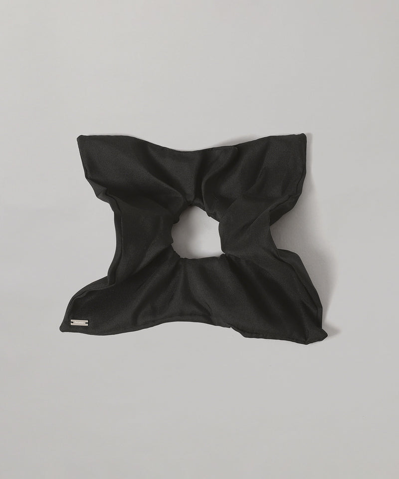 Silk Square Medium Scrunchie｜へイップ(heyep)｜Forget-me-nots