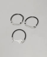 Mixed Motif Hair Ties (3-piece)-heyep-Forget-me-nots Online Store