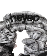 Mixed Check Scrunchie