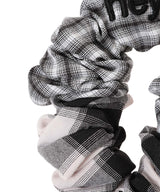 Mixed Check Scrunchie
