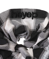 Dual Check Scrunchie-heyep-Forget-me-nots Online Store