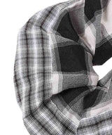 Dual Check Scrunchie-heyep-Forget-me-nots Online Store