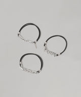 Mixed Chain Hair Tie - 3 Piece