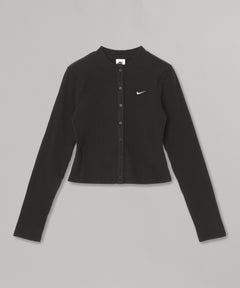 Nike Wmns Nsw Chill Knit Wide Ribbed Cardigan-NIKE-Forget-me-nots Online Store