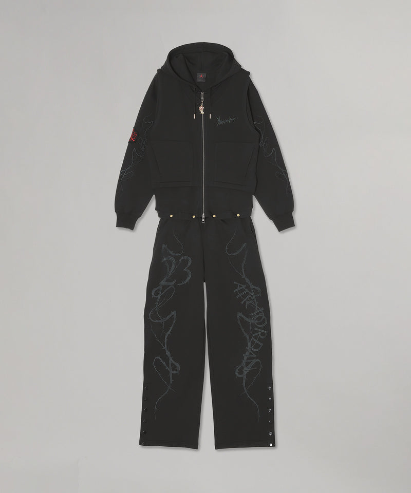 美品 ナイキ ジョーダン テヤナ テイラー ジャンプスーツ ブラウン ブラック Teyana Taylor x Wmns Jordan Jumpsuit Sp｜ジョーダン(JORDAN