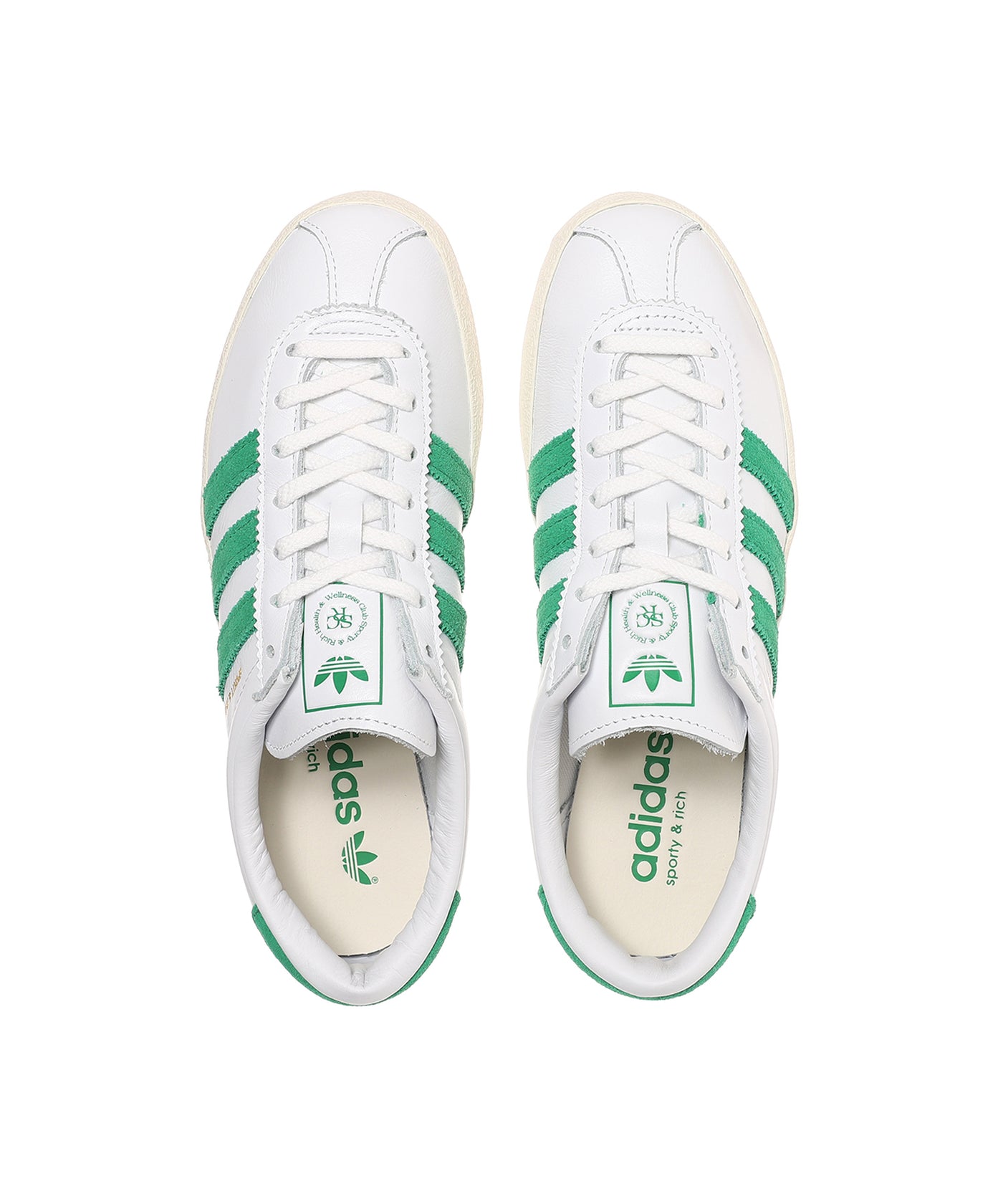 adidas Sporty & Rich シューズ ホワイト/グリーン アディダス(adidas)｜Sporty & Rich x adidas Blanc ｜Forget-me