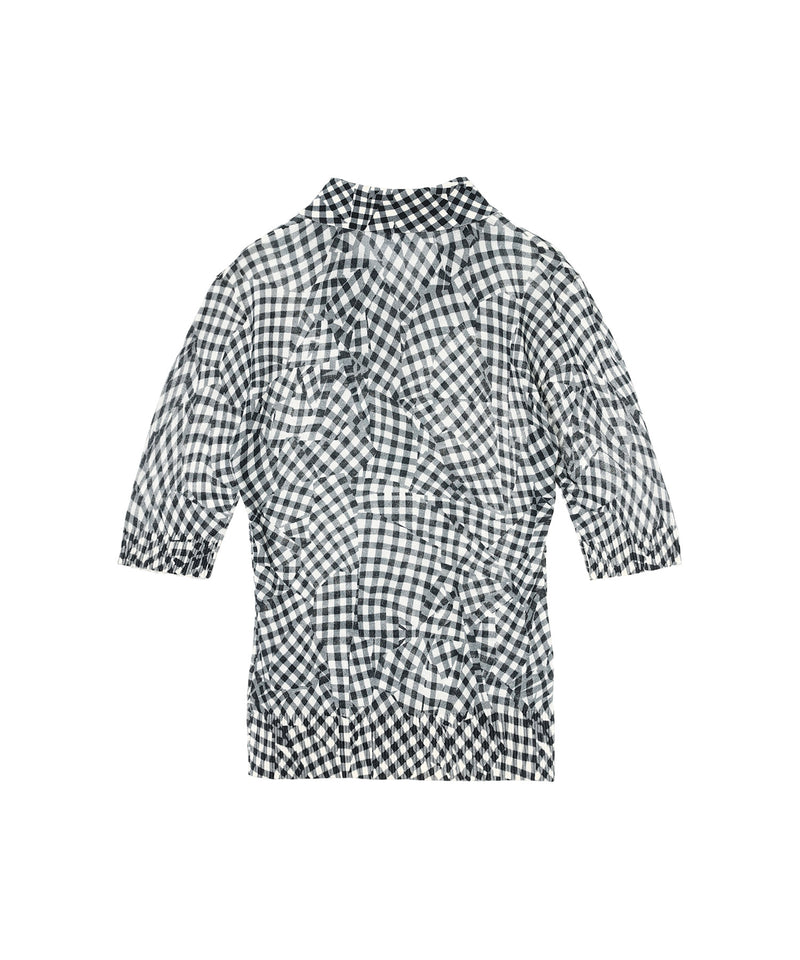 Sheer Cotton Printed Polo-GANNI-Forget-me-nots Online Store