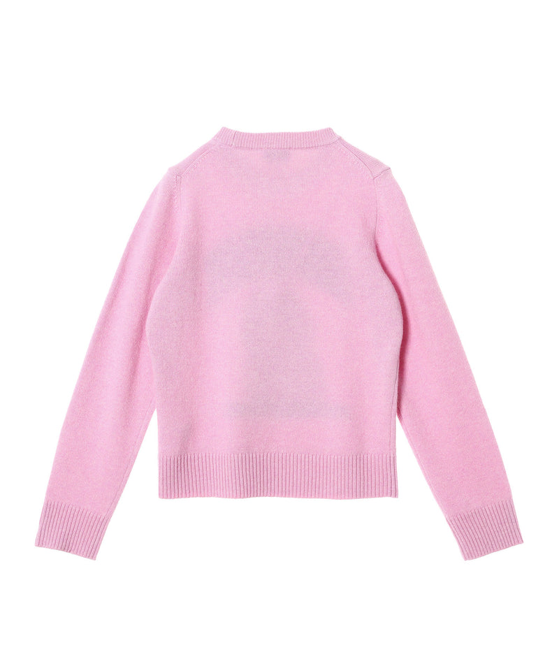 Graphic Wool Mix Poodle Crewneck-GANNI-Forget-me-nots Online Store