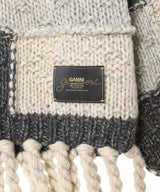 Wool Cotton Mix Knit Sweater-GANNI-Forget-me-nots Online Store