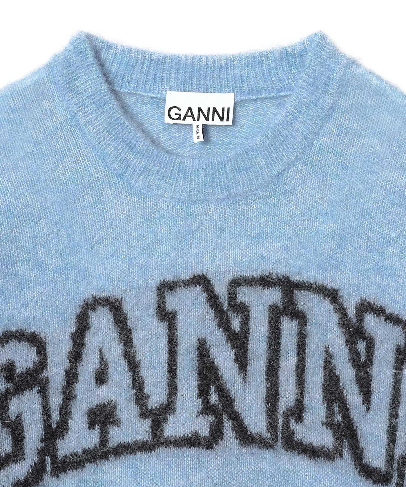 ガニー(GANNI)｜Fine Brushed Alpaca Puppies T-Shirt