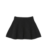 Chunky Wool Mix Mini Skirt-GANNI-Forget-me-nots Online Store