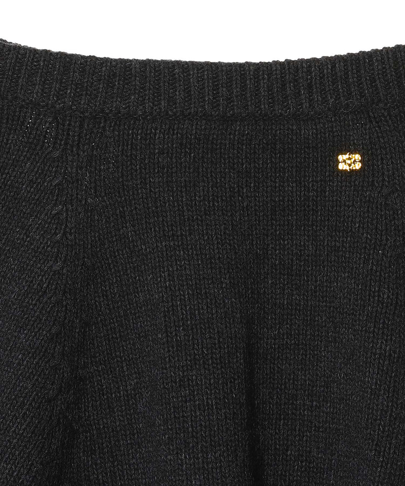 Chunky Wool Mix Mini Skirt-GANNI-Forget-me-nots Online Store