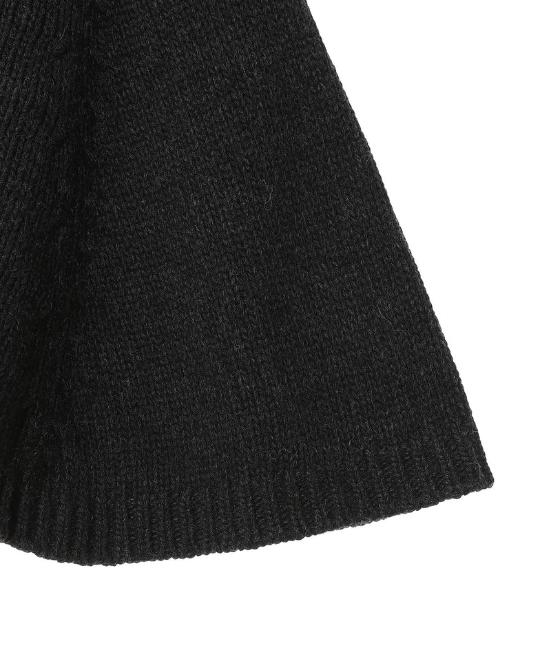 Chunky Wool Mix Mini Skirt-GANNI-Forget-me-nots Online Store