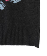 Graphic Wool Mix Puppy Love Crewneck-GANNI-Forget-me-nots Online Store