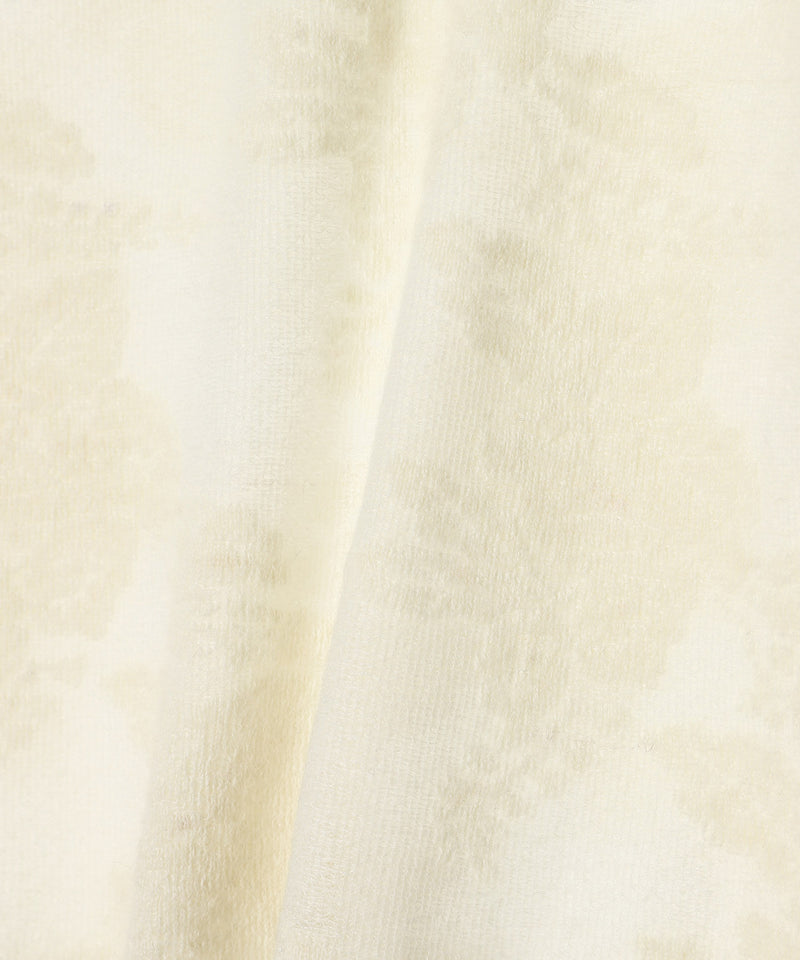 Sheer Flower Jacquard Mockneck-GANNI-Forget-me-nots Online Store