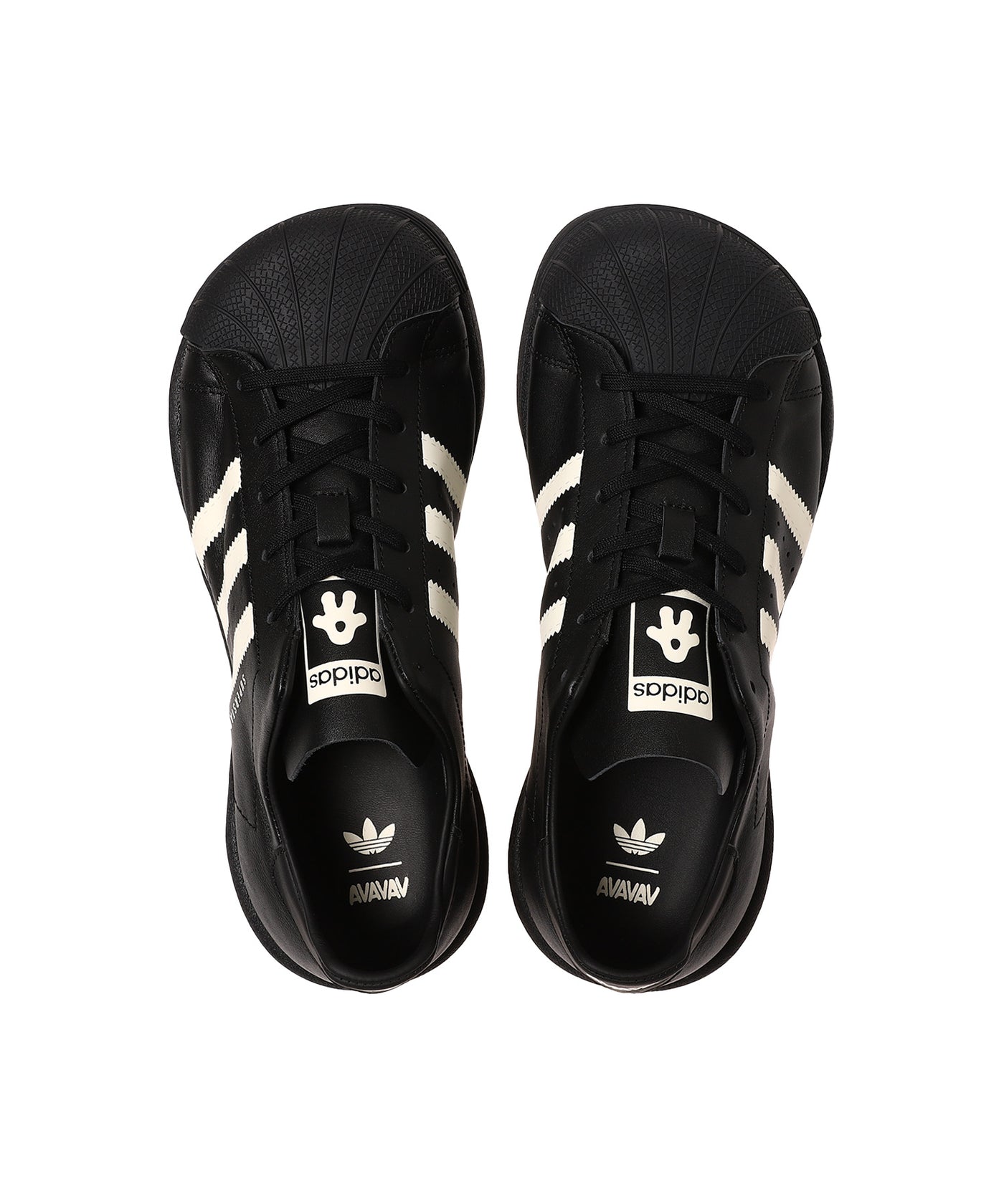 靴  x AVAVAV Superstar Black decon Adidas by Avavav Decon Superstar｜アディダス(adidas)｜Forget-me
