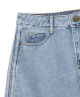 3 Stripes Mini Skirt Denim-adidas-Forget-me-nots Online Store