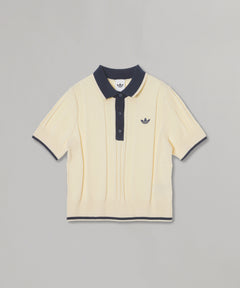 Cable Knit Cali Tee Polo-adidas-Forget-me-nots Online Store
