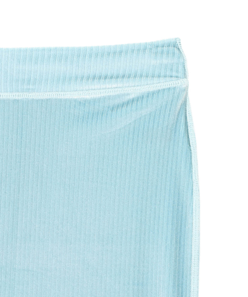 Flex Velvet Side Slit Skirt-kotohayokozawa-Forget-me-nots Online Store