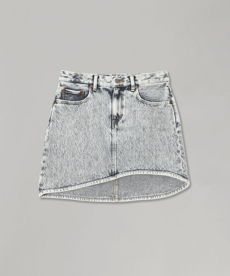 Wave Cut Dyed Skirt-kotohayokozawa-Forget-me-nots Online Store