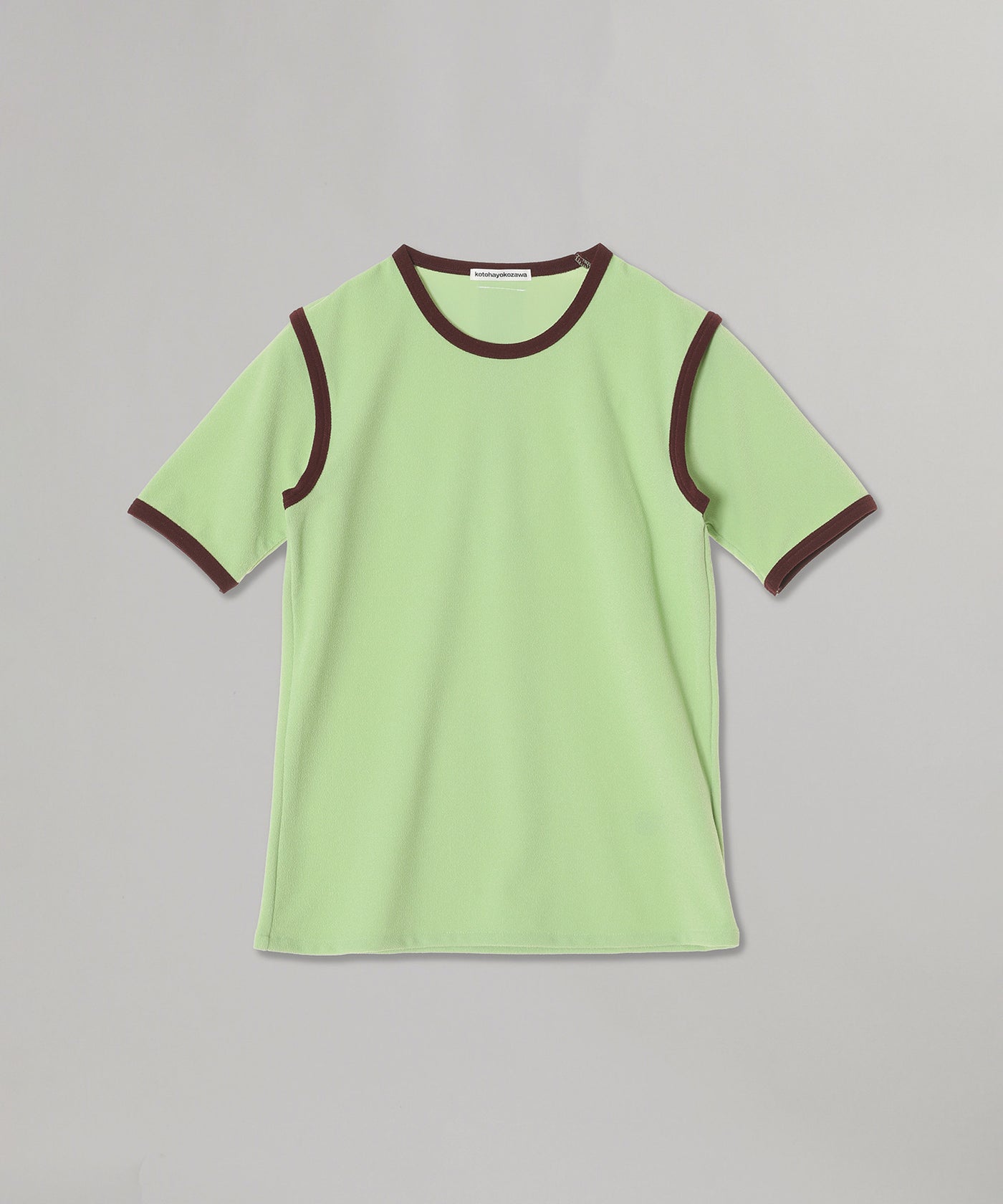 Stretch Pile Ringer Tee｜コトハヨコザワ(kotohayokozawa)｜Forget-me 
