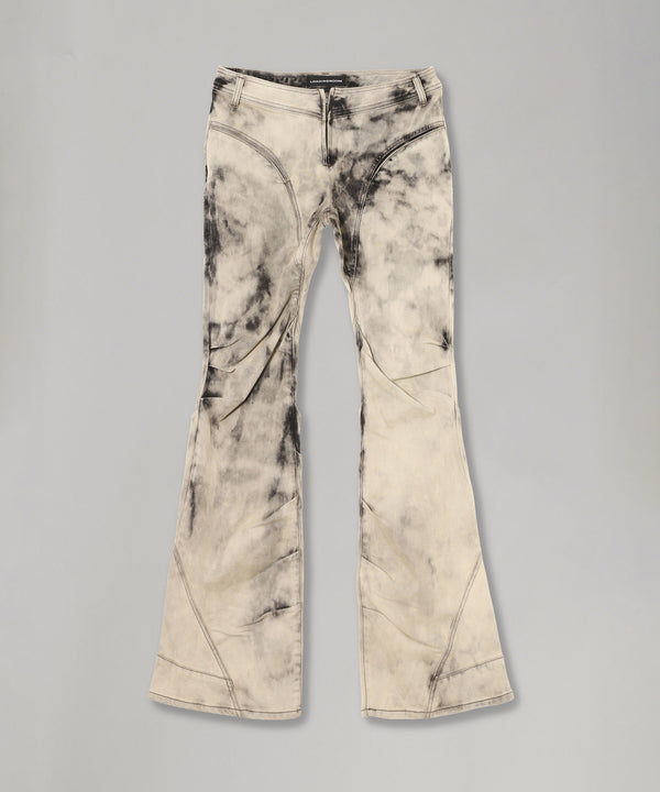 Draped Flare Jeans-LOADINGROOM-Forget-me-nots Online Store