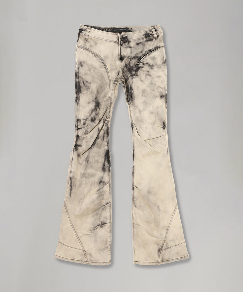 Draped Flare Jeans-LOADINGROOM-Forget-me-nots Online Store