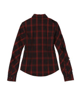 Check Overlay Lace Shirt-LOADINGROOM-Forget-me-nots Online Store