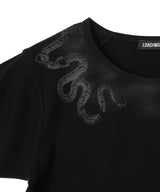 Snake Baby Tee-LOADINGROOM-Forget-me-nots Online Store