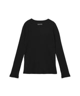 Moon Logo Bicolor Ribbed Jersey Ls T-Shirt