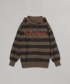 No Problemo Striped Hoodie
