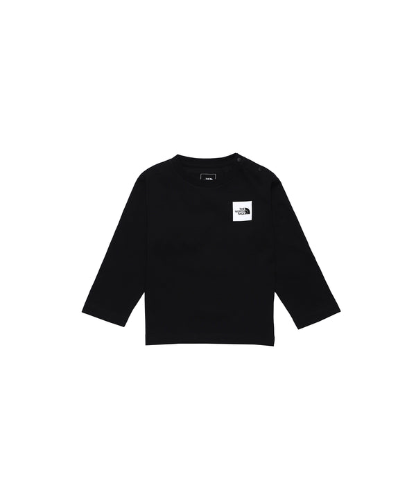 B L/S Small Square Logo Tee-THE NORTH FACE-Forget-me-nots Online Store