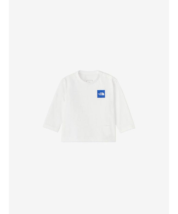 B L/S Small Square Logo Tee-THE NORTH FACE-Forget-me-nots Online Store