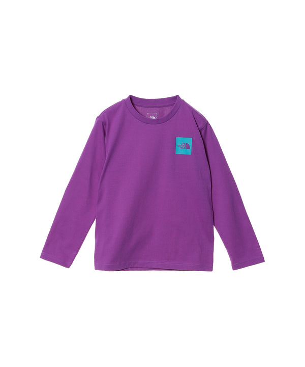 Kids L/S Small Square Logo Tee-THE NORTH FACE-Forget-me-nots Online Store