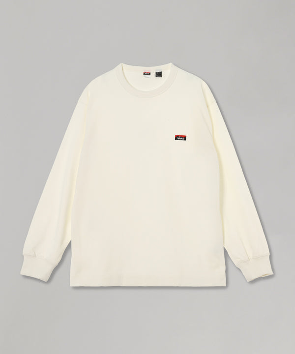 Eco Hybrid Box Logo Embroidery L/S Tee-NANGA-Forget-me-nots Online Store