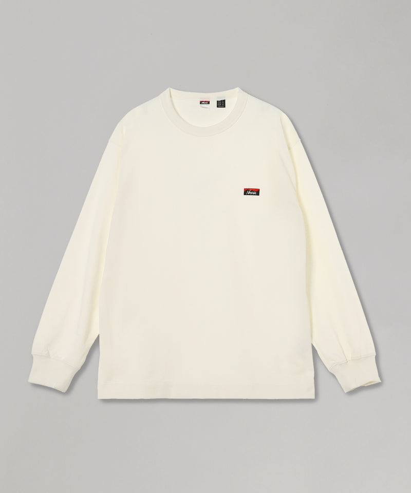 Eco Hybrid Box Logo Embroidery L/S Tee-NANGA-Forget-me-nots Online Store