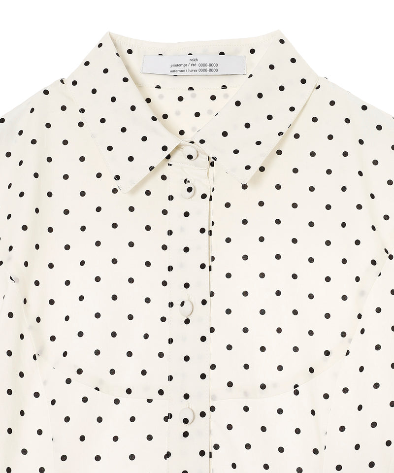Buttoned Peplum Shirts-rokh-Forget-me-nots Online Store