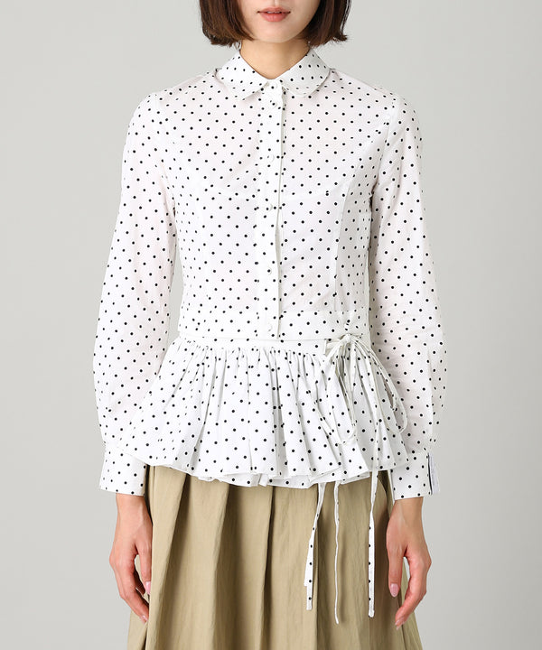 Buttoned Peplum Shirts-rokh-Forget-me-nots Online Store