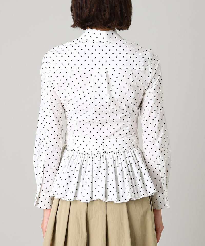 Buttoned Peplum Shirts-rokh-Forget-me-nots Online Store