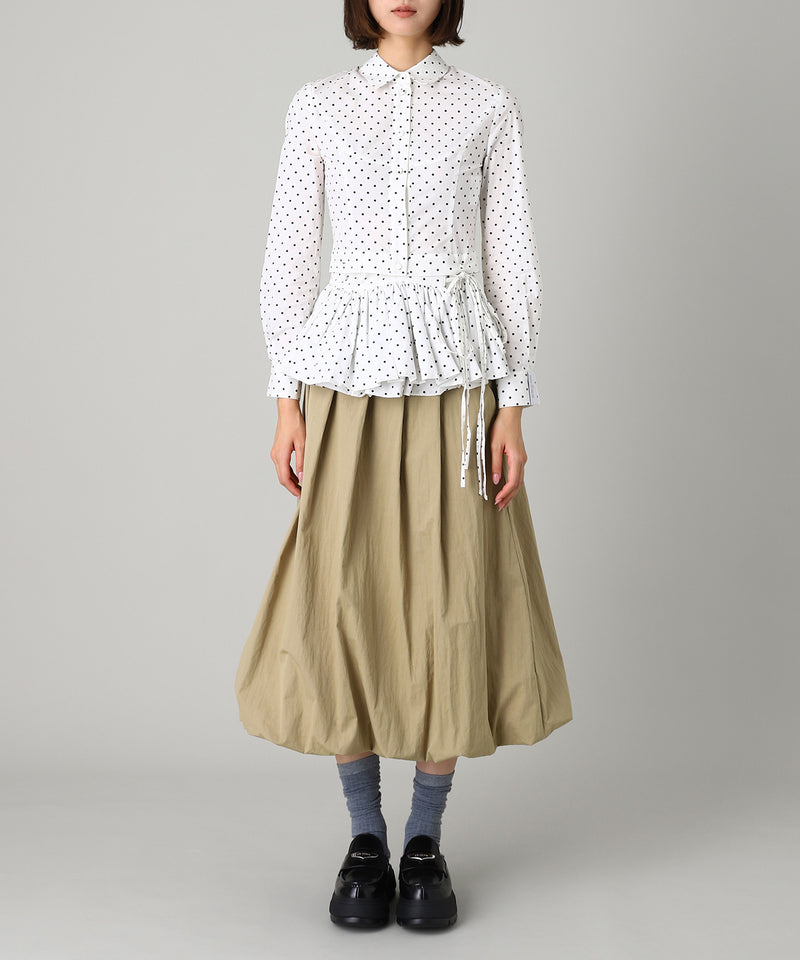 Buttoned Peplum Shirts-rokh-Forget-me-nots Online Store