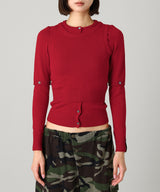 Detachable Sleeve Cardigan And Tank Top-rokh-Forget-me-nots Online Store