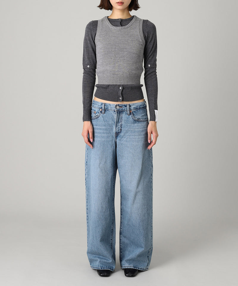 Detachable Sleeve Cardigan And Tank Top-rokh-Forget-me-nots Online Store