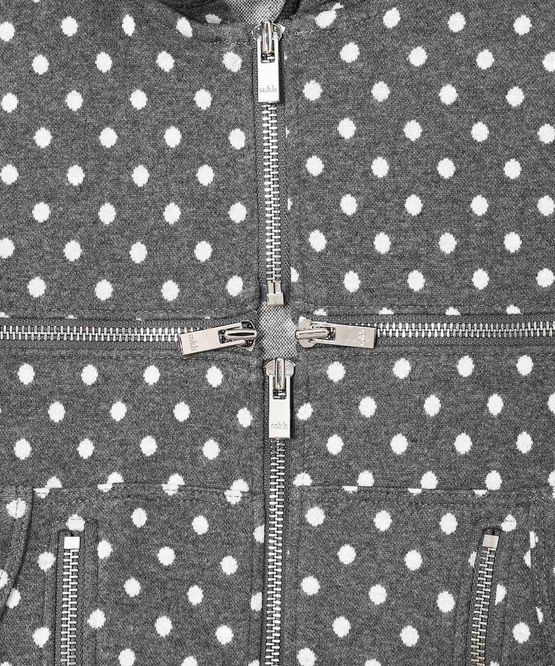 Broken Zip-Up Hoodie-rokh-Forget-me-nots Online Store